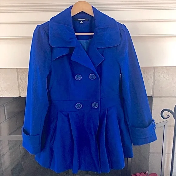 Chadwicks | Jackets & Coats | Chadwicks Wool Pea Coat In Blue  display picture 1